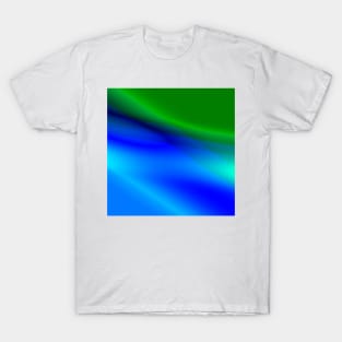 Blue green abstract texture art background T-Shirt